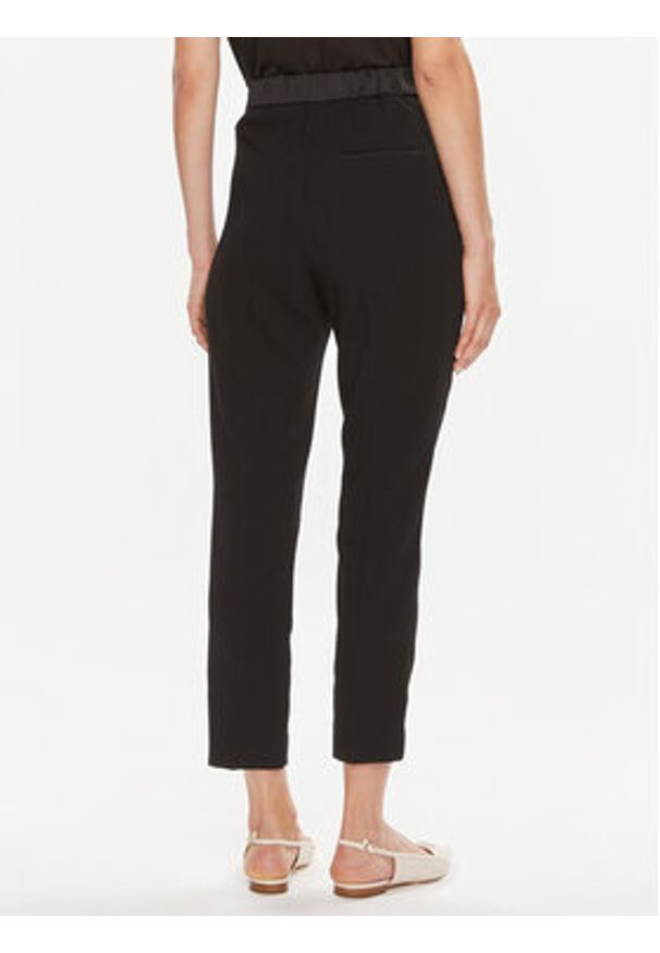 Marella Chinosy Izabel 31360213 Czarny Regular Fit. Kolor: czarny. Materiał: syntetyk