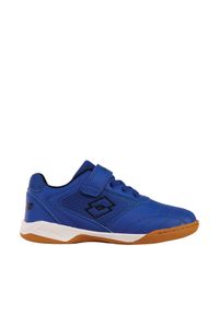 LOTTO - Buty dziecięce sportowe Lotto WHIZZER K. Kolor: czarny, niebieski, wielokolorowy. Materiał: materiał, syntetyk, tkanina, guma. Sport: turystyka piesza #1