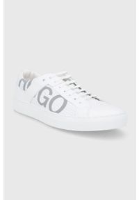 Hugo Buty Futurism 50464624.100 kolor biały. Nosek buta: okrągły. Zapięcie: sznurówki. Kolor: biały. Materiał: guma #4