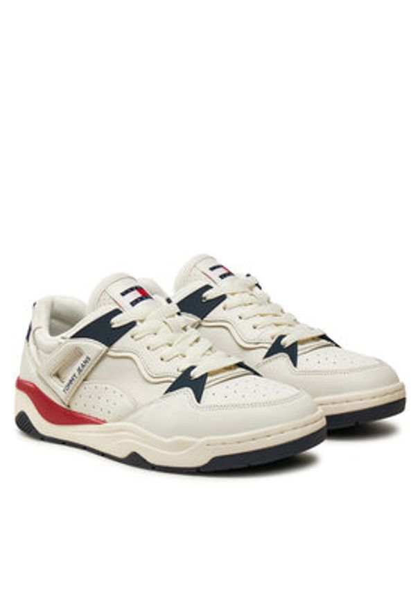 Tommy Jeans Sneakersy Tjm Ultra Basket Sneaker EM0EM01493 Biały. Kolor: biały. Materiał: skóra