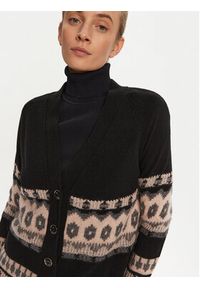 Marella Kardigan Jolly 2423346102 Czarny Relaxed Fit. Kolor: czarny. Materiał: wełna #4