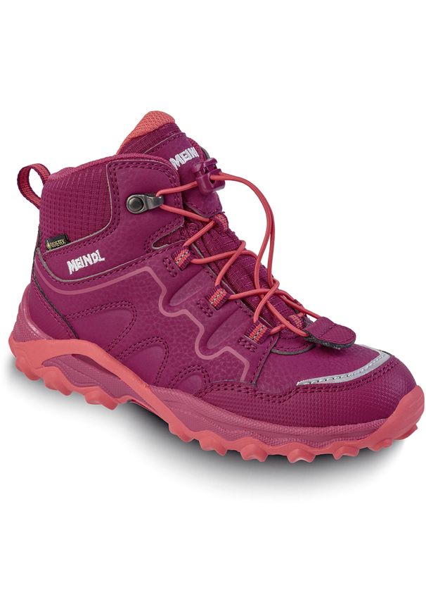 Buty trekkingowe dziecięce MEINDL Salto Junior. Kolor: różowy. Technologia: Gore-Tex