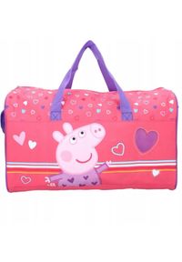 PELLUCCI - Pellucci Torba sportowa na basen trening Świnka Peppa różowa dla dziewczynki 40 cm. Kolor: różowy. Sport: pływanie, fitness #1