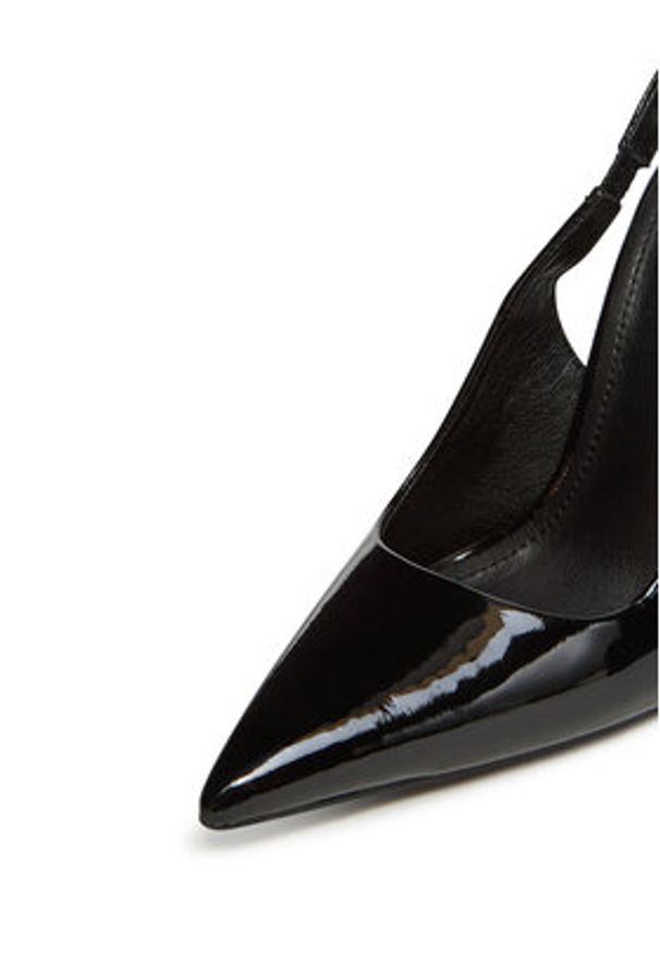 DeeZee Szpilki HT0327-1 Czarny. Kolor: czarny. Materiał: syntetyk, materiał. Obcas: na szpilce