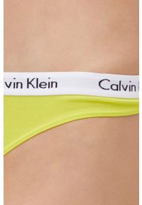 Calvin Klein Underwear stringi kolor żółty. Kolor: żółty #3