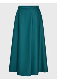 Simple Spódnica trapezowa LINDA TOL SDD550-02 Zielony Relaxed Fit. Kolor: zielony. Materiał: syntetyk #6