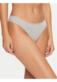 Calvin Klein Underwear Komplet 5 par stringów Thong 5Pk 000QD5250E Kolorowy. Materiał: bawełna. Wzór: kolorowy #5