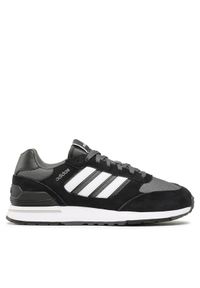 Adidas - adidas Sneakersy Run 80s GV7302 Czarny. Kolor: czarny. Materiał: skóra. Sport: bieganie #1