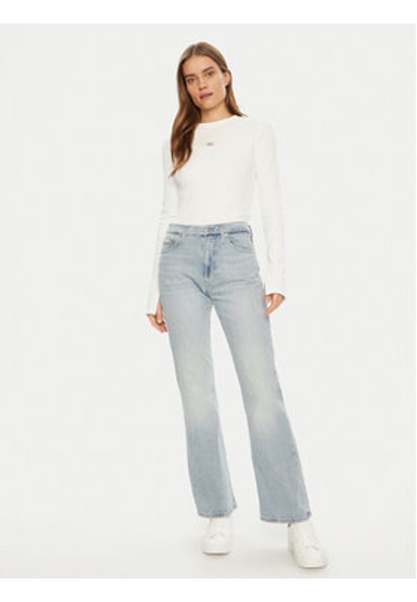 Calvin Klein Jeans Jeansy Authentic J20J224510 Błękitny Bootcut Fit. Kolor: niebieski