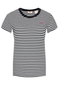 Levi's® T-Shirt The Perfect 39185-0087 Czarny Regular Fit. Kolor: czarny. Materiał: bawełna