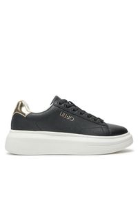 Liu Jo Sneakersy Babol 01 4F4753 PX474 Czarny. Kolor: czarny. Materiał: skóra