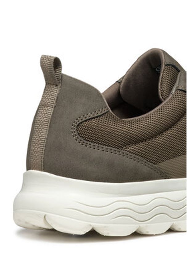 Geox Sneakersy U Spherica U46BYA 014EK C1018 Brązowy. Kolor: brązowy. Materiał: materiał