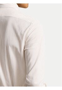 Polo Ralph Lauren Koszula 710934575003 Beżowy Slim Fit. Typ kołnierza: polo. Kolor: beżowy. Materiał: bawełna #5