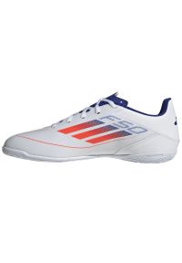 Adidas - Buty piłkarskie adidas F50 Club In IF1345 białe. Kolor: biały. Materiał: syntetyk. Szerokość cholewki: normalna. Sport: piłka nożna