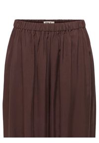 only - ONLY Spodnie materiałowe Scarly 15380514 Brązowy Relaxed Fit. Kolor: brązowy. Materiał: materiał #3