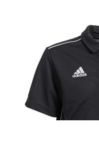 Adidas - Koszulka polo spiłkarska dla dzieci adidas Core 18 Polo JUNIOR. Typ kołnierza: polo. Kolor: czarny