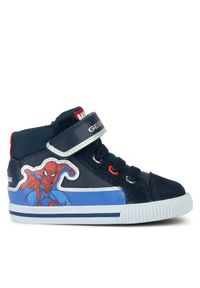 Geox Sneakersy SPIDER-MAN B Kilwi Boy B36A7D 08554 C4226 S Granatowy. Kolor: niebieski