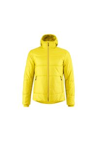 LOFFLER - Kurtka z kapturem Löffler Prestige PL170. Typ kołnierza: kaptur. Kolor: żółty. Materiał: puch. Sport: turystyka piesza #1
