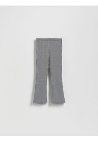 Reserved - Dzianinowe spodnie z wiskozą - wielobarwny. Materiał: dzianina, wiskoza #1