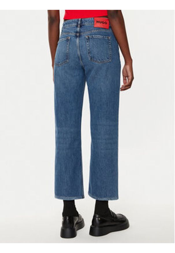 Hugo - HUGO Jeansy Gilissi 50524883 Niebieski Straight Leg. Kolor: niebieski