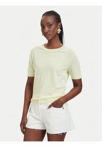 Patrizia Pepe T-Shirt 2M4542/J419-Y841 Żółty Regular Fit. Kolor: żółty. Materiał: bawełna #1
