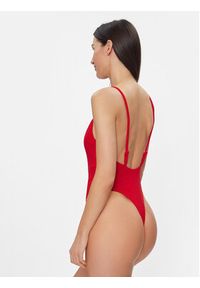 Calvin Klein Swimwear Strój kąpielowy KW0KW02475 Czerwony. Kolor: czerwony. Materiał: syntetyk