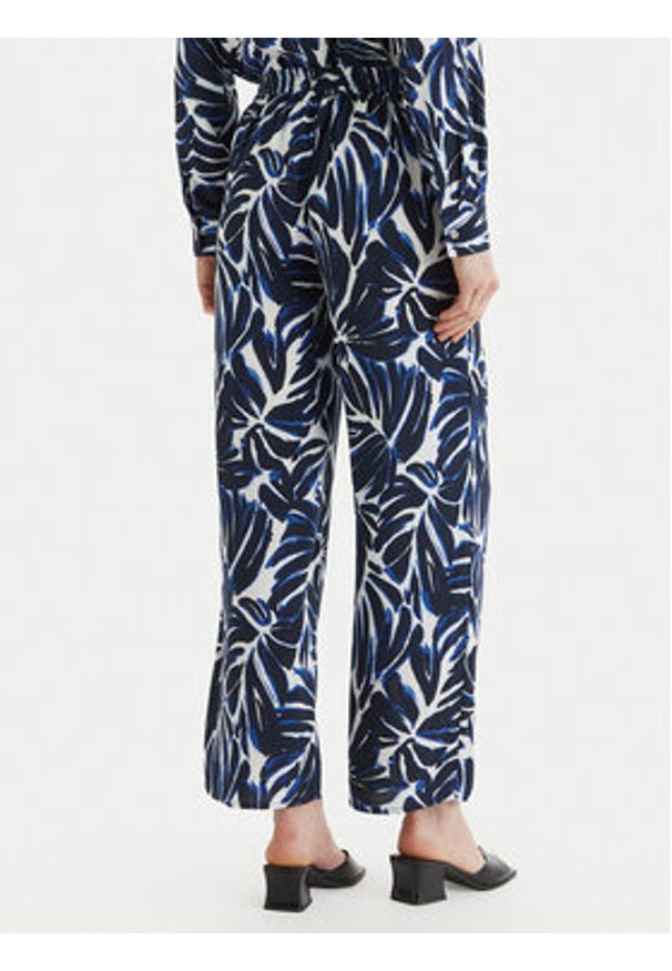 only - ONLY Spodnie materiałowe Nova 15264446 Granatowy Regular Fit. Kolor: niebieski. Materiał: wiskoza