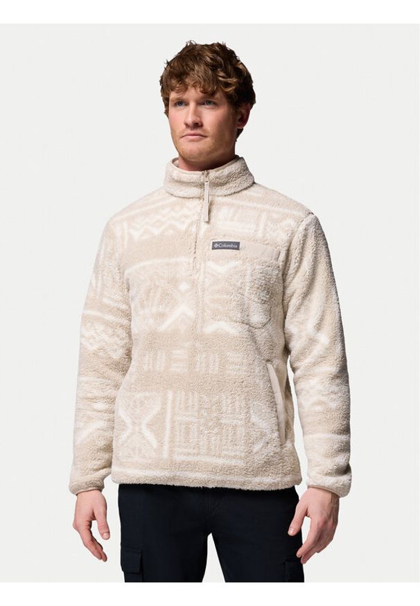 columbia - Columbia Polar Rugged Ridge™ 2135471 Beżowy Regular Fit. Kolor: beżowy. Materiał: syntetyk