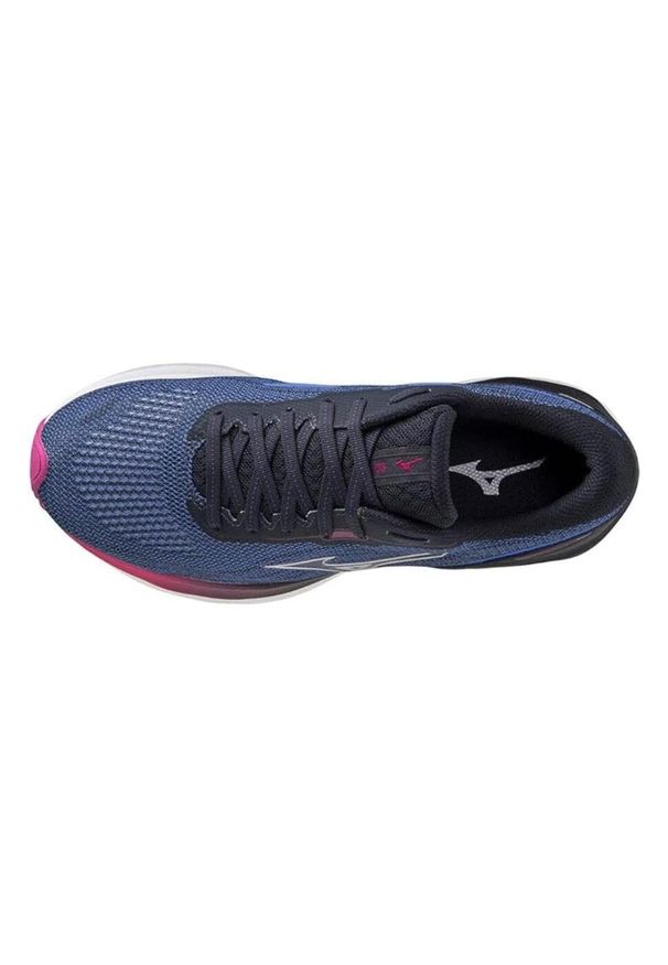 Buty do biegania damskie Mizuno Wave Skyrise 3 W. Kolor: niebieski. Materiał: guma, materiał, tkanina, syntetyk. Model: Mizuno Wave
