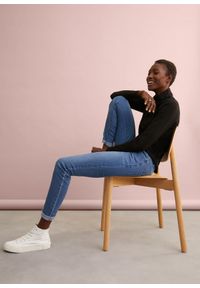 bonprix - Jegginsy Mid Waist. Kolor: niebieski #3