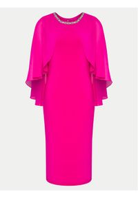 Joseph Ribkoff Sukienka koktajlowa 242731 Różowy Slim Fit. Kolor: różowy. Materiał: syntetyk. Styl: wizytowy #1