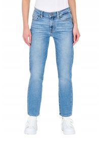 7 FOR ALL MANKIND Niebieskie jeansy Roxanne. Kolor: niebieski. Styl: vintage #4