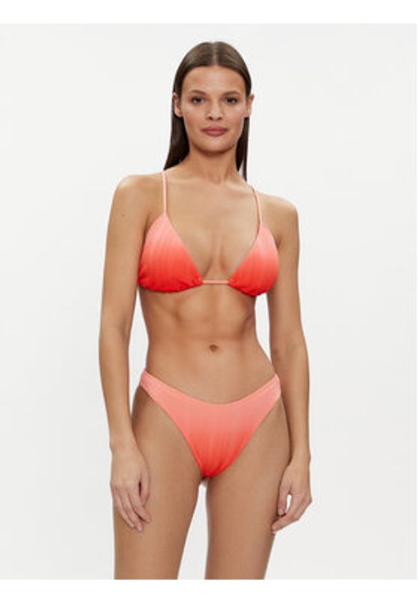 Chantelle Góra od bikini C12VQF Pomarańczowy. Kolor: pomarańczowy. Materiał: syntetyk