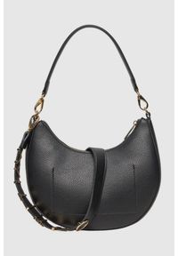 Valentino by Mario Valentino - VALENTINO Czarna torebka księżyc Alexia Hobo Bag. Kolor: czarny #2