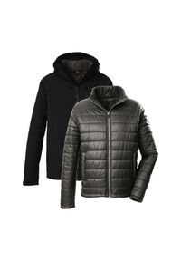 Kombinezon parka i puchówka Killtec KOW 95. Kolor: czarny. Materiał: puch. Sezon: jesień #1