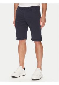 Karl Lagerfeld - KARL LAGERFELD Szorty materiałowe 265812 552829 Granatowy Regular Fit. Kolor: niebieski. Materiał: bawełna