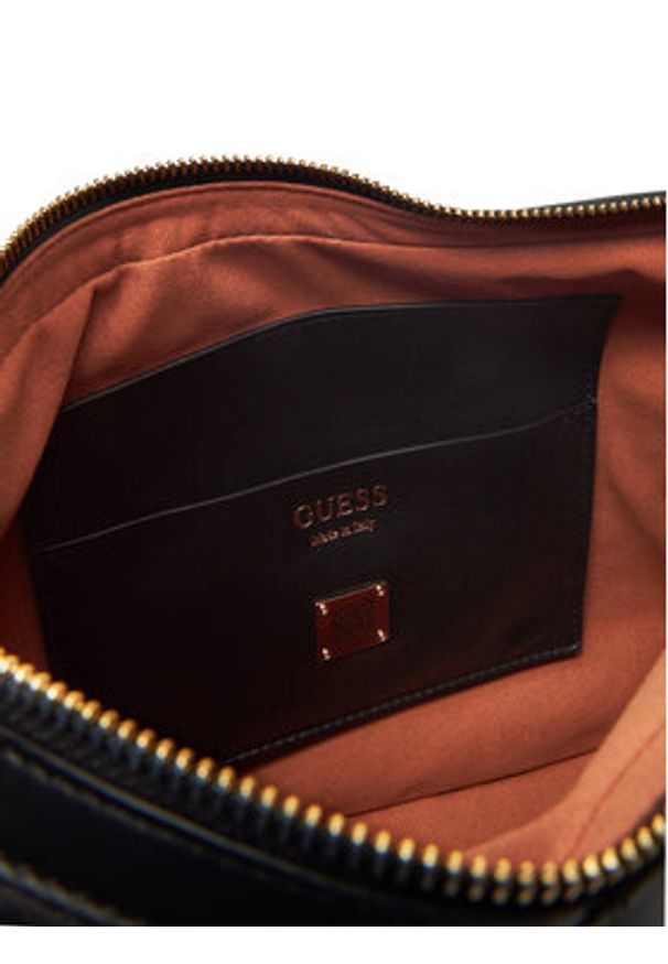 Guess Torebka HWSTPF L5210 Czarny. Kolor: czarny. Materiał: skórzane
