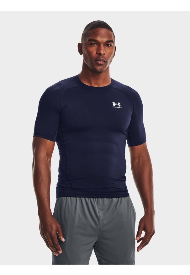 Koszulka Under Armour Heat Gear (1361518-410). Kolor: niebieski. Sport: fitness