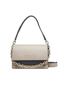 Tous - TOUS Torebka Audree Kaos Icon 2002287644 Beżowy. Kolor: beżowy. Materiał: skórzane