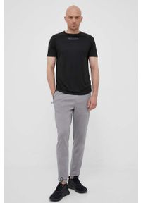 Hummel spodnie dresowe Interval kolor szary gładkie. Kolor: szary. Materiał: dresówka. Wzór: gładki #2