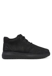 Timberland Sneakersy Allston TB0A69Q5W051 Czarny. Kolor: czarny. Materiał: nubuk, skóra