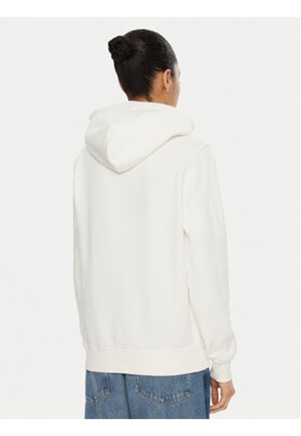 Tommy Jeans Bluza Linear DW0DW17324 Biały Regular Fit. Kolor: biały. Materiał: bawełna