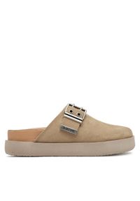 G-Star RAW - G-Star Raw Klapki BROOKE-25SS452 Beżowy. Kolor: beżowy. Materiał: skóra, zamsz #1