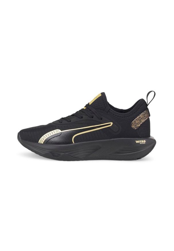 Buty do chodzenia damskie Puma PWR XX NITRO DECO GLAM. Kolor: czarny. Sport: turystyka piesza