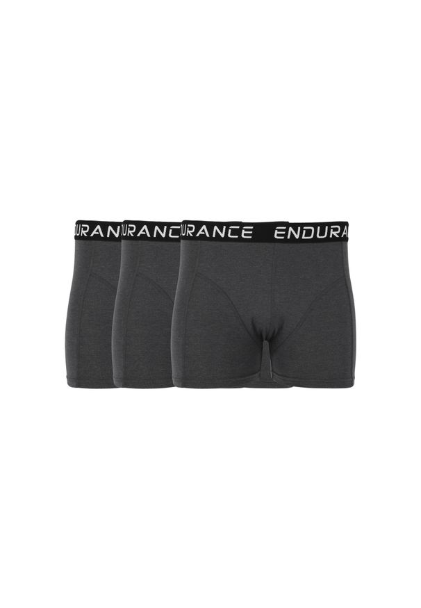 ENDURANCE - Bokserki Endurance Burke (x3). Kolor: wielokolorowy, szary, fioletowy. Sport: fitness