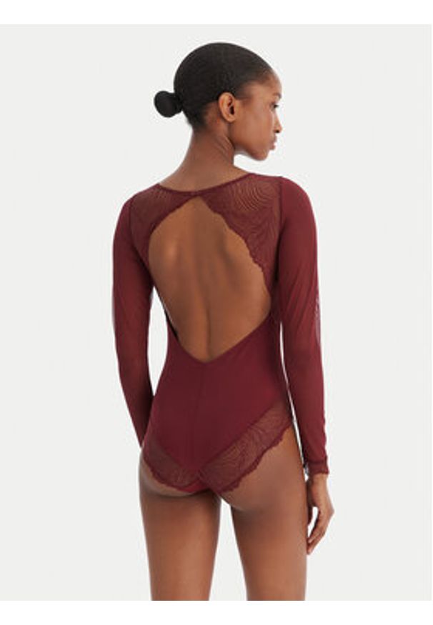 YSABEL MORA - Ysabel Mora Body 10782 Bordowy. Kolor: czerwony. Materiał: syntetyk