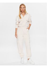 Guess Bluza V3YQ04 KBC00 Écru Relaxed Fit. Materiał: syntetyk #3