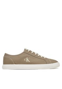 Calvin Klein Jeans Tenisówki Ess Vulc Low Mg Canvas YM0YM01209 Beżowy. Kolor: beżowy. Materiał: materiał