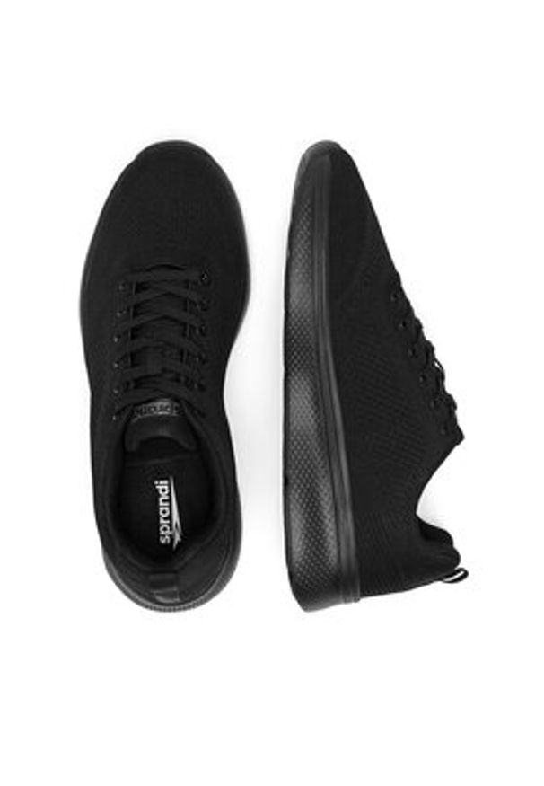 Sprandi Sneakersy MPRS-22M06255 Czarny. Kolor: czarny. Materiał: materiał