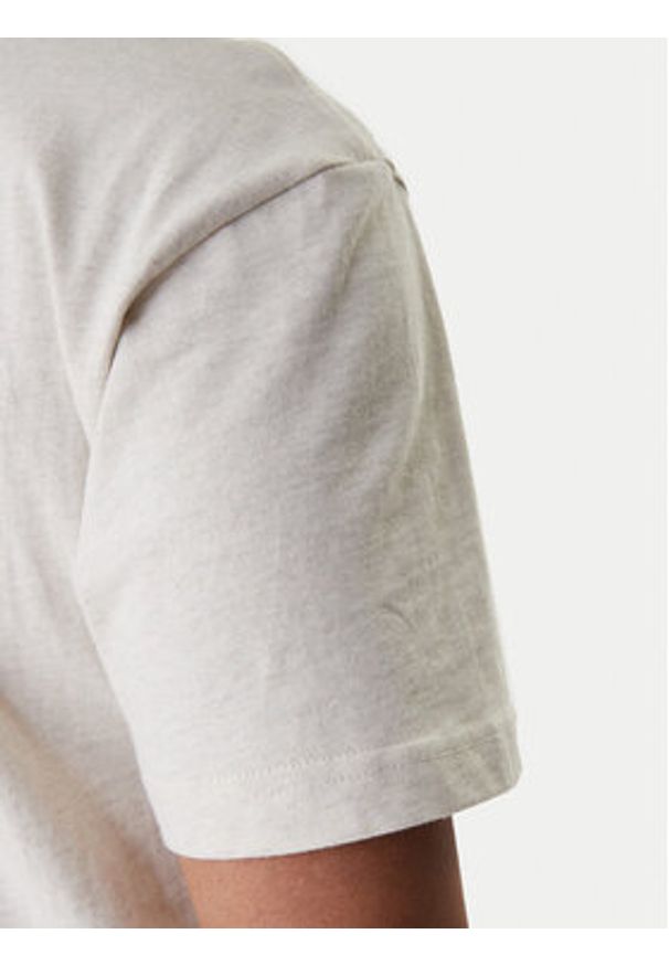 DC Shoes T-Shirt Star Pocket ADYZT05377 Beżowy Regular Fit. Kolor: beżowy. Materiał: bawełna